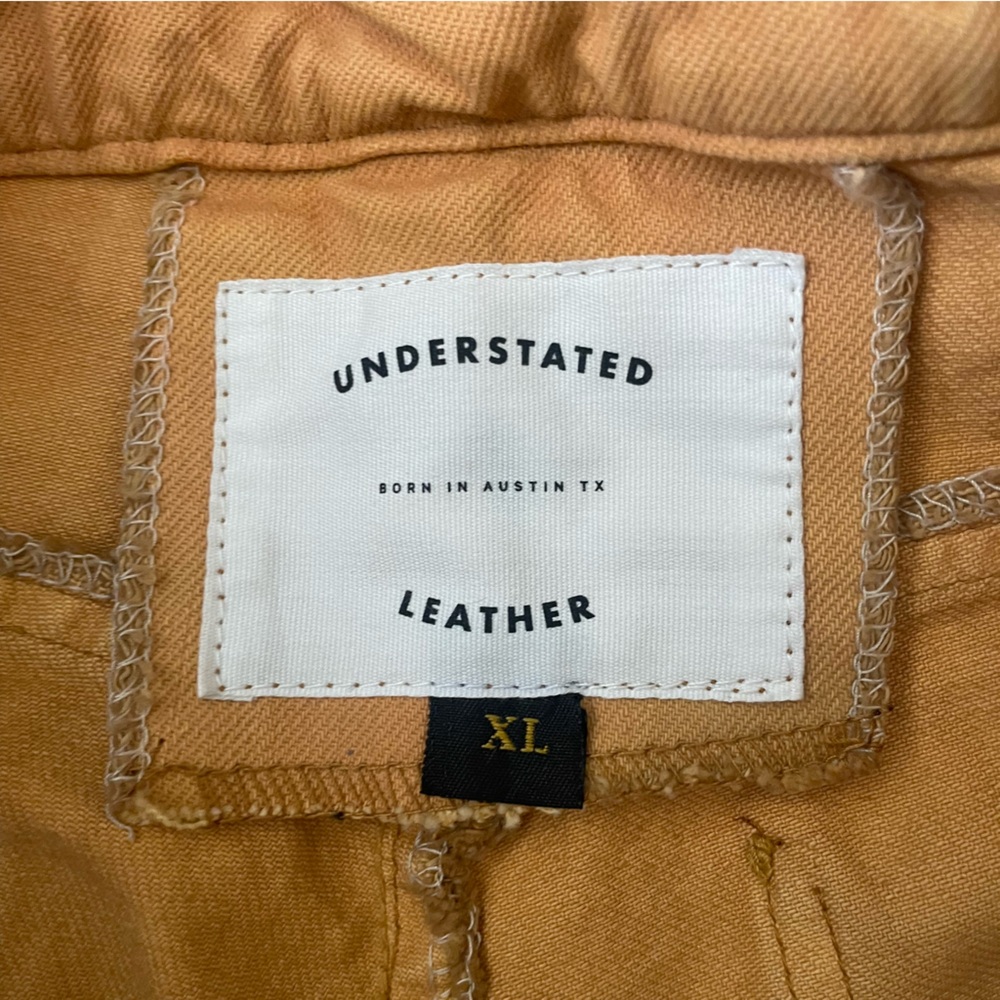 High Waist Gold and Yellow Shorts - Picture 4 of 4